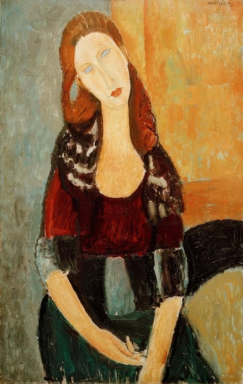 Jeanne Hébuterne sentada de Amedeo Modigliani