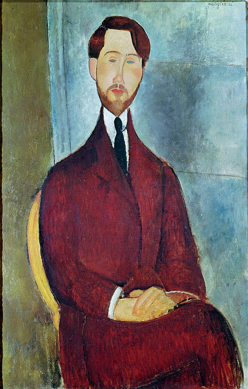 Leopold Zborowski, 1917 de Amedeo Modigliani