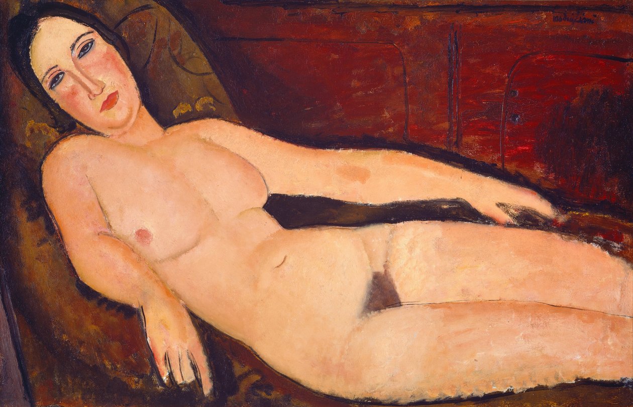 Nu em um divã de Amedeo Modigliani