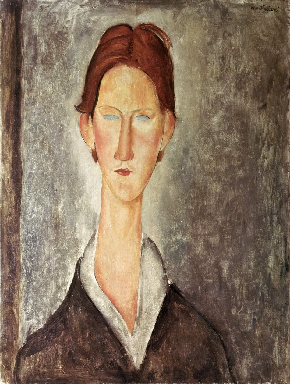 Retrato de um estudante, c.1918-19 de Amedeo Modigliani