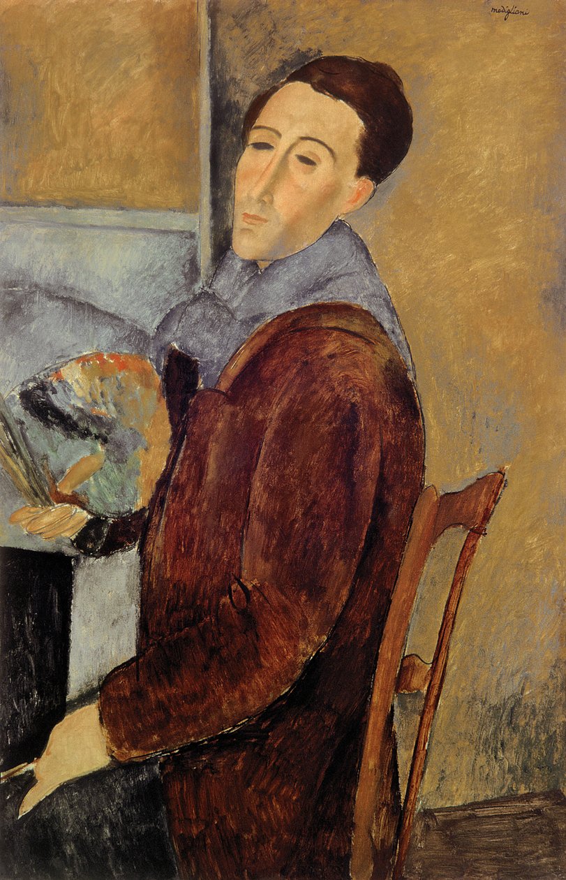 Auto-retrato, 1919 de Amedeo Modigliani