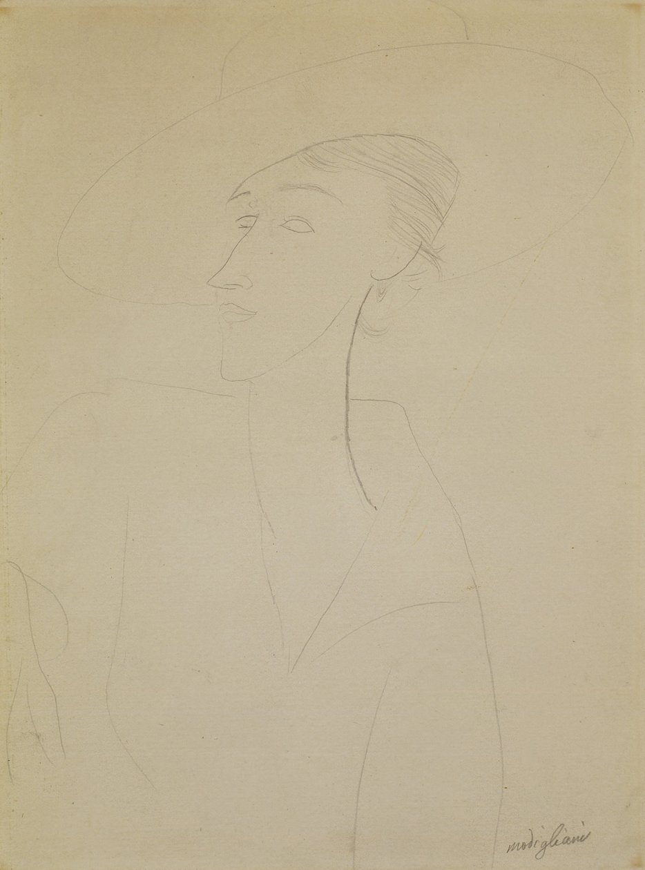 Sem título (Portrait of Madame Zborowska) de Amedeo Modigliani