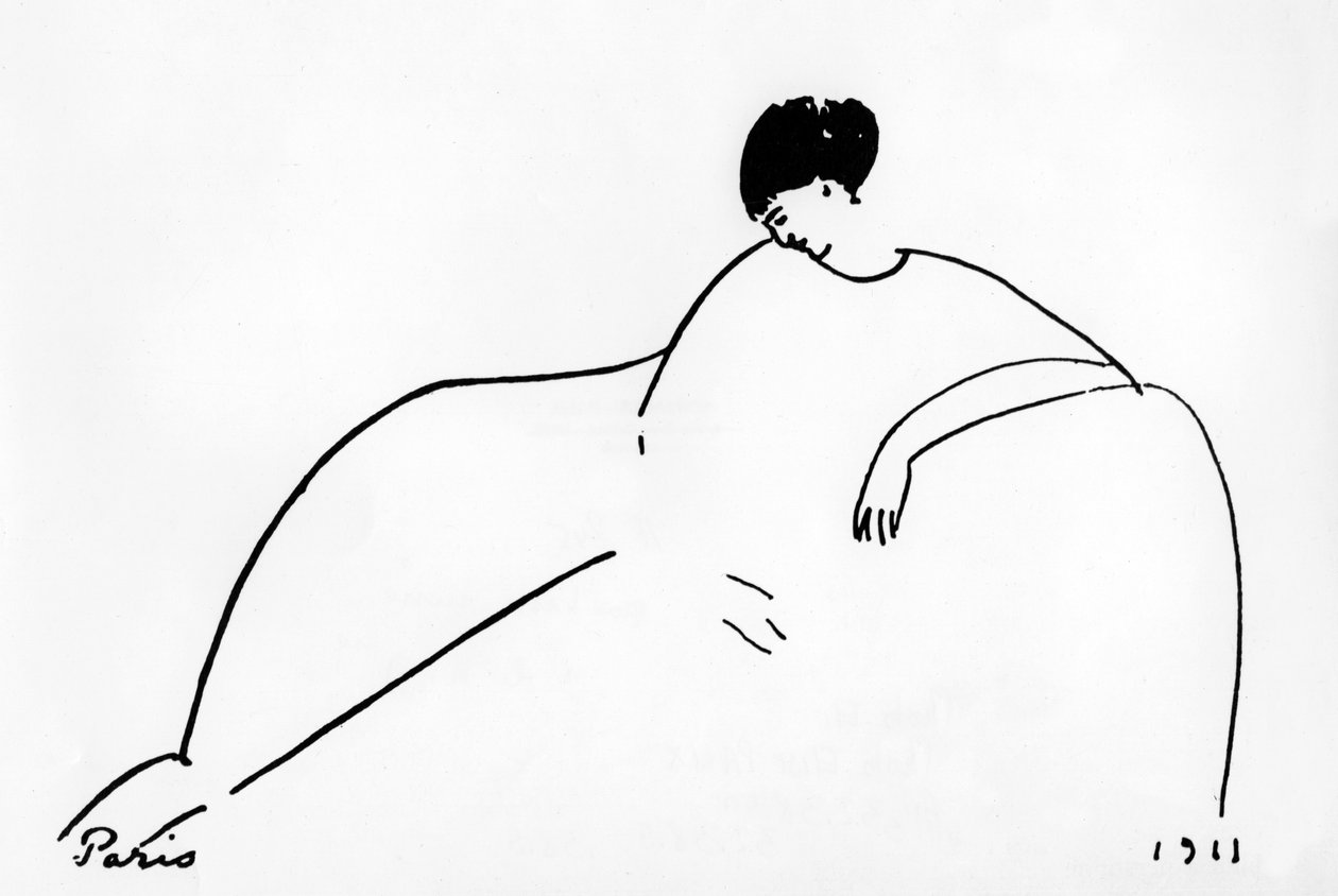 Anna Akhmatova (1889-1967) poetisa russa de Amedeo Modigliani