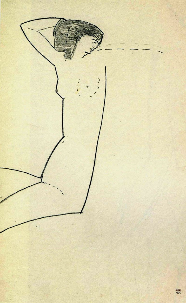 Anna Akhmatova, 1911 de Amedeo Modigliani