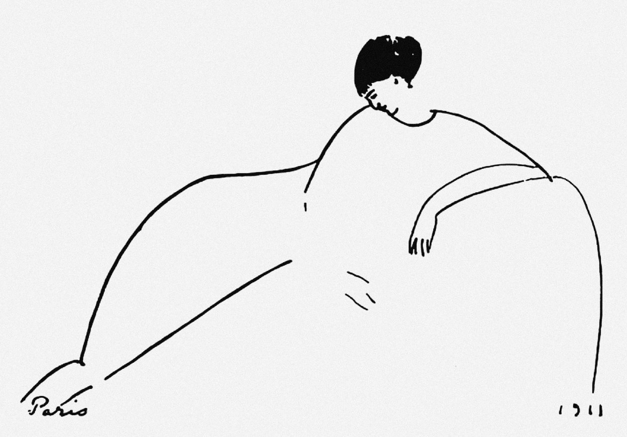 Anna Akhmatova, 1911 de Amedeo Modigliani