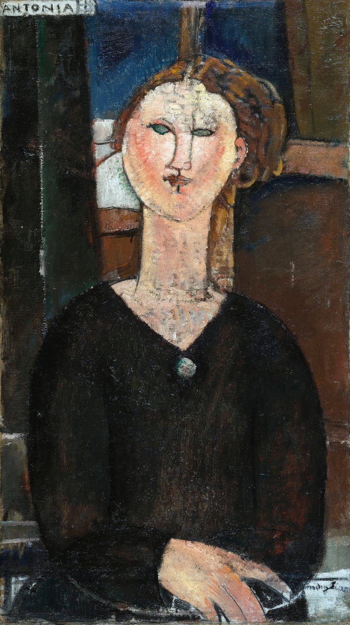 Antônia, C. 1915 de Amedeo Modigliani
