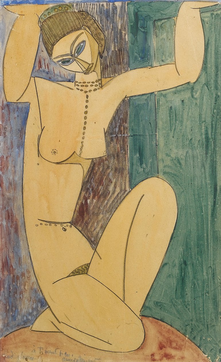 Francês:  Cariatide de Amedeo Modigliani