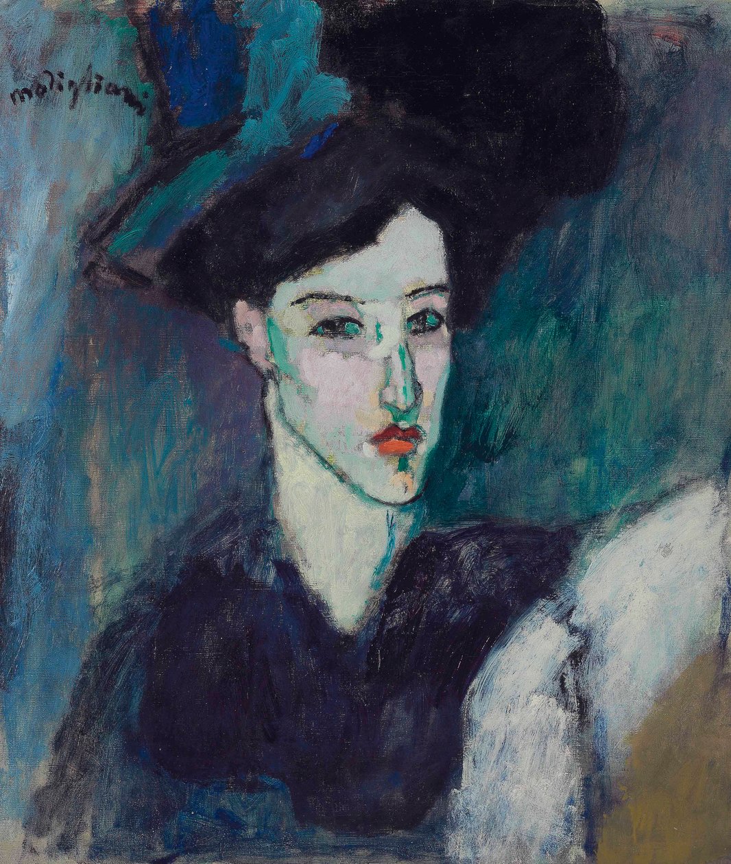 Alemão: The Jewess Jewess de Amedeo Modigliani