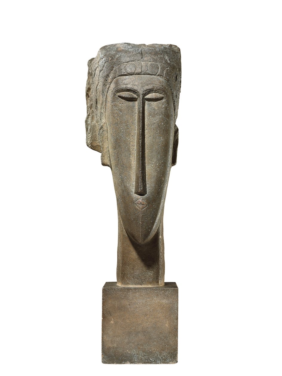 Cabeça, c.1910-12 (calcário) de Amedeo Modigliani