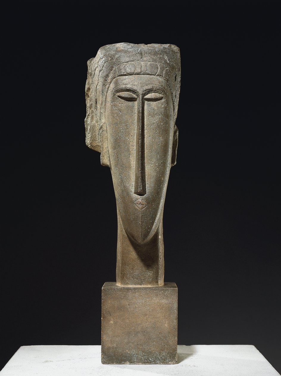 Cabeça, c.1910-12 (calcário) de Amedeo Modigliani