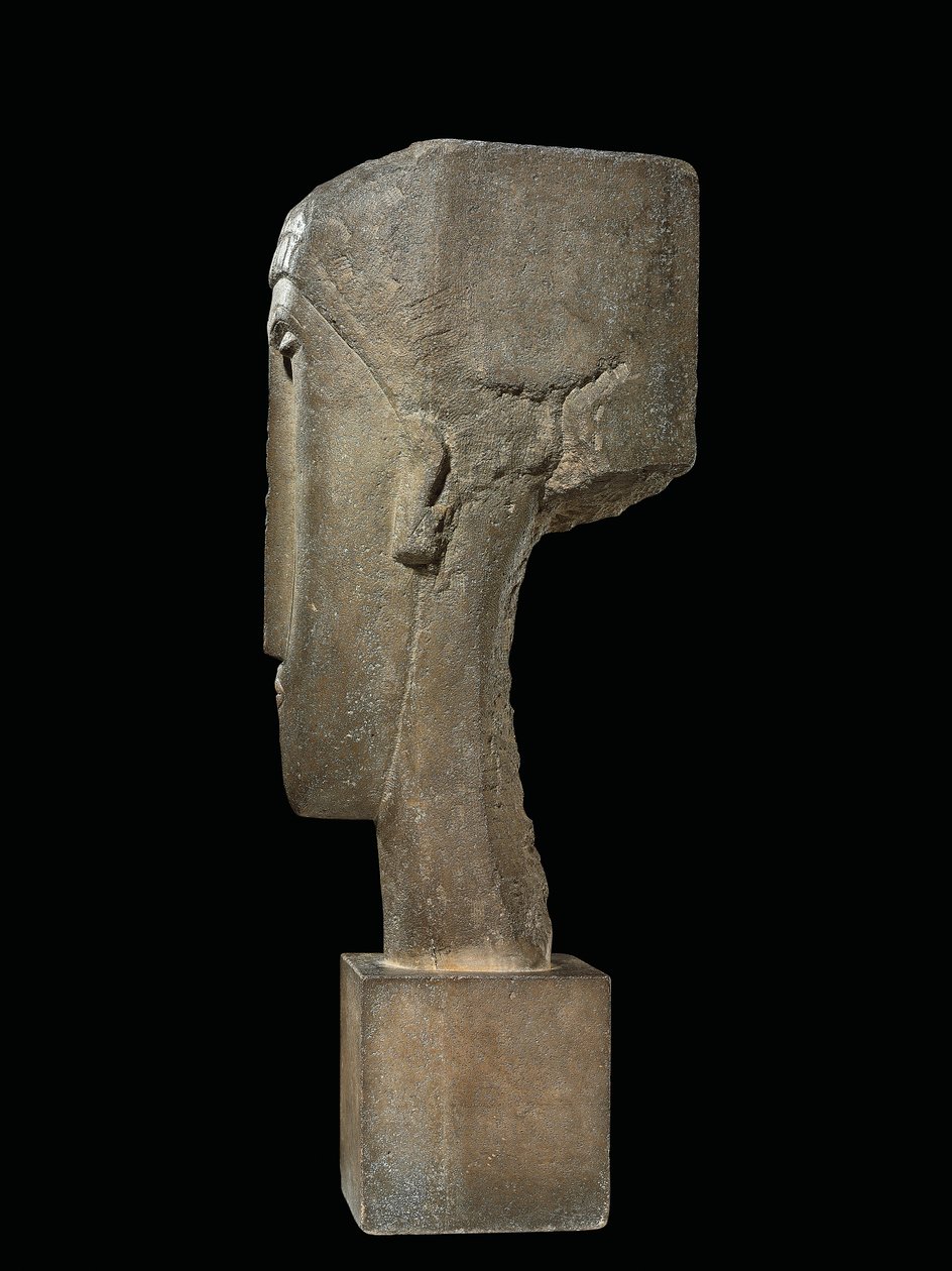 Cabeça, c.1910-12 (calcário) de Amedeo Modigliani