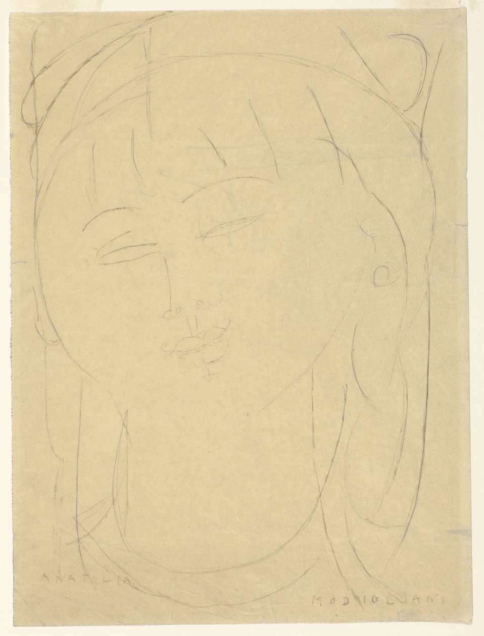Chefe da Anatólia de Amedeo Modigliani