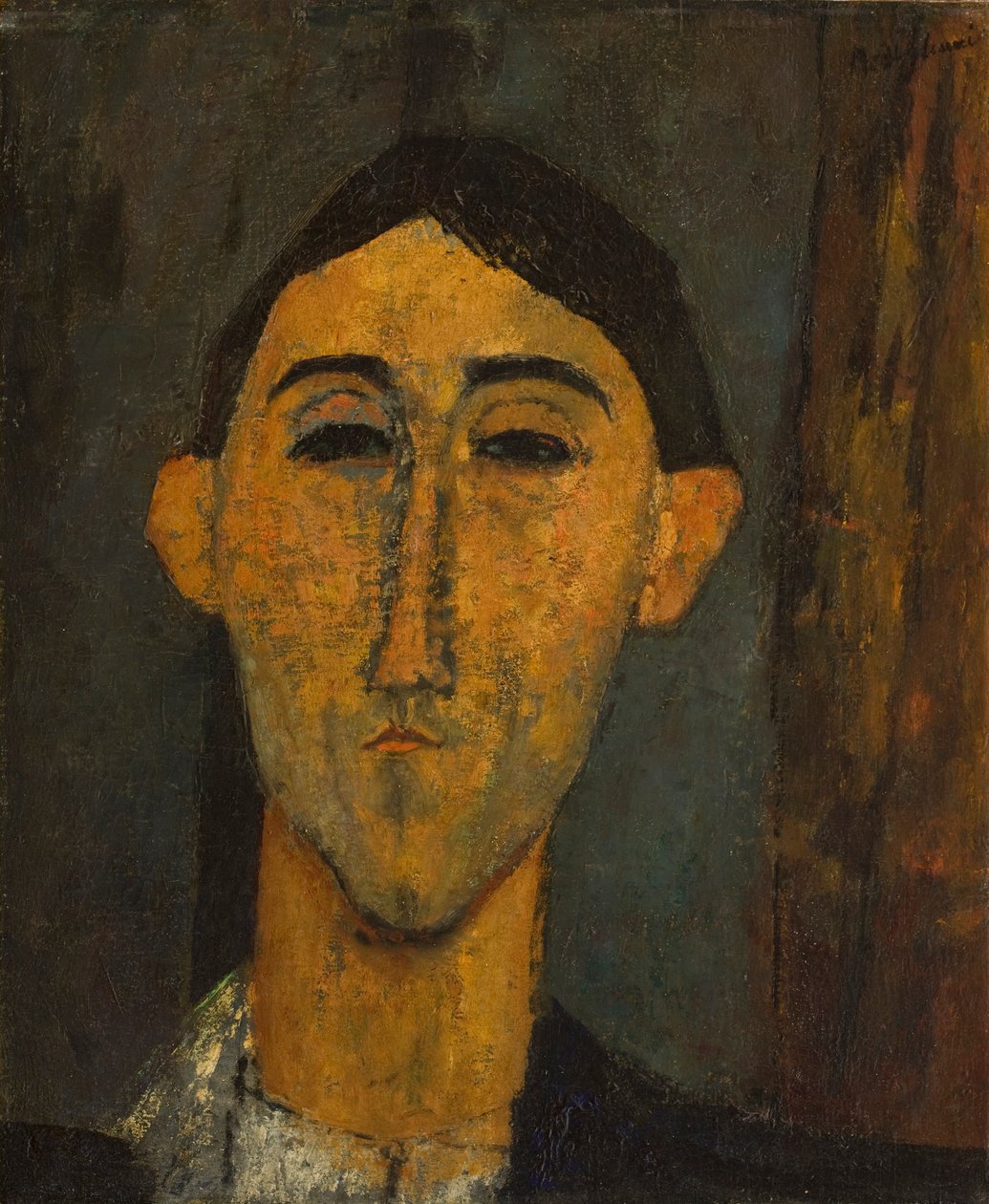 Cabeça de um homem, c.1915-16 de Amedeo Modigliani