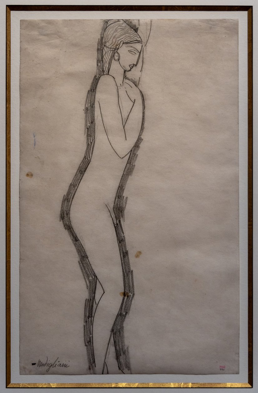 Perfil do hermafrodita de Amedeo Modigliani
