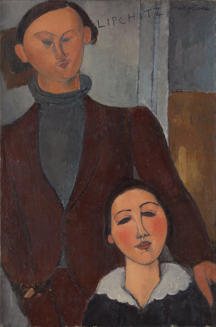 Jacques e Berthe Lipchitz de Amedeo Modigliani