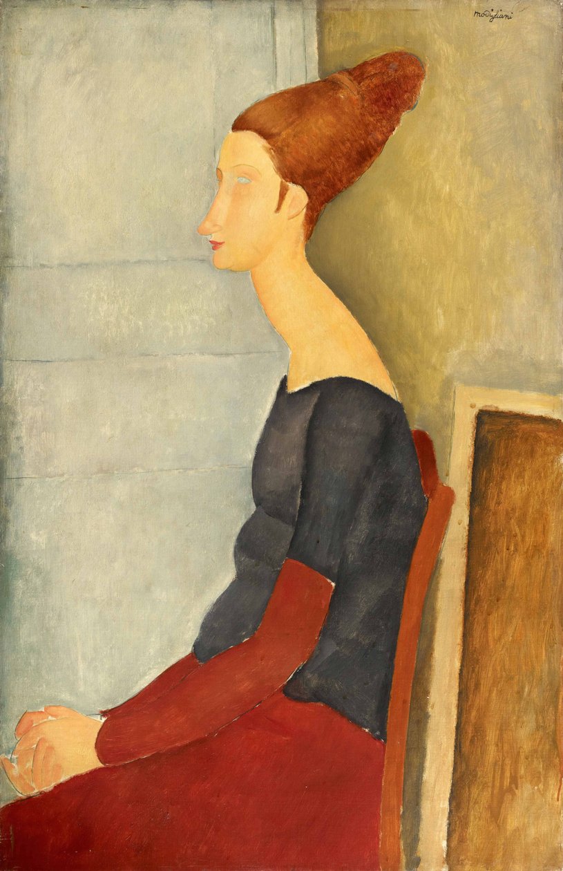Jeanne Hébuterne com henna, 1918. de Amedeo Modigliani
