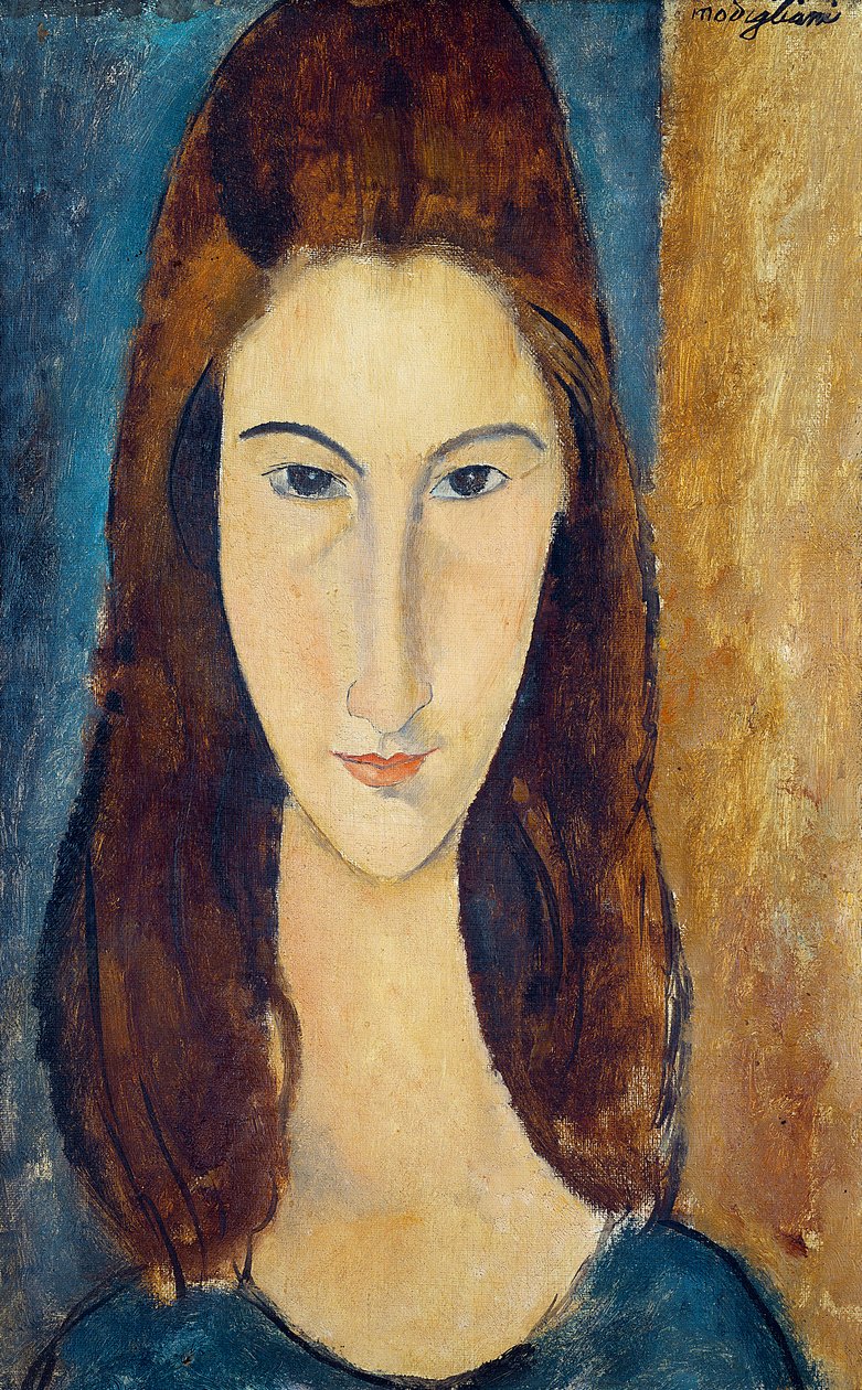 Jeanne Hebuterne, 1917-18 de Amedeo Modigliani
