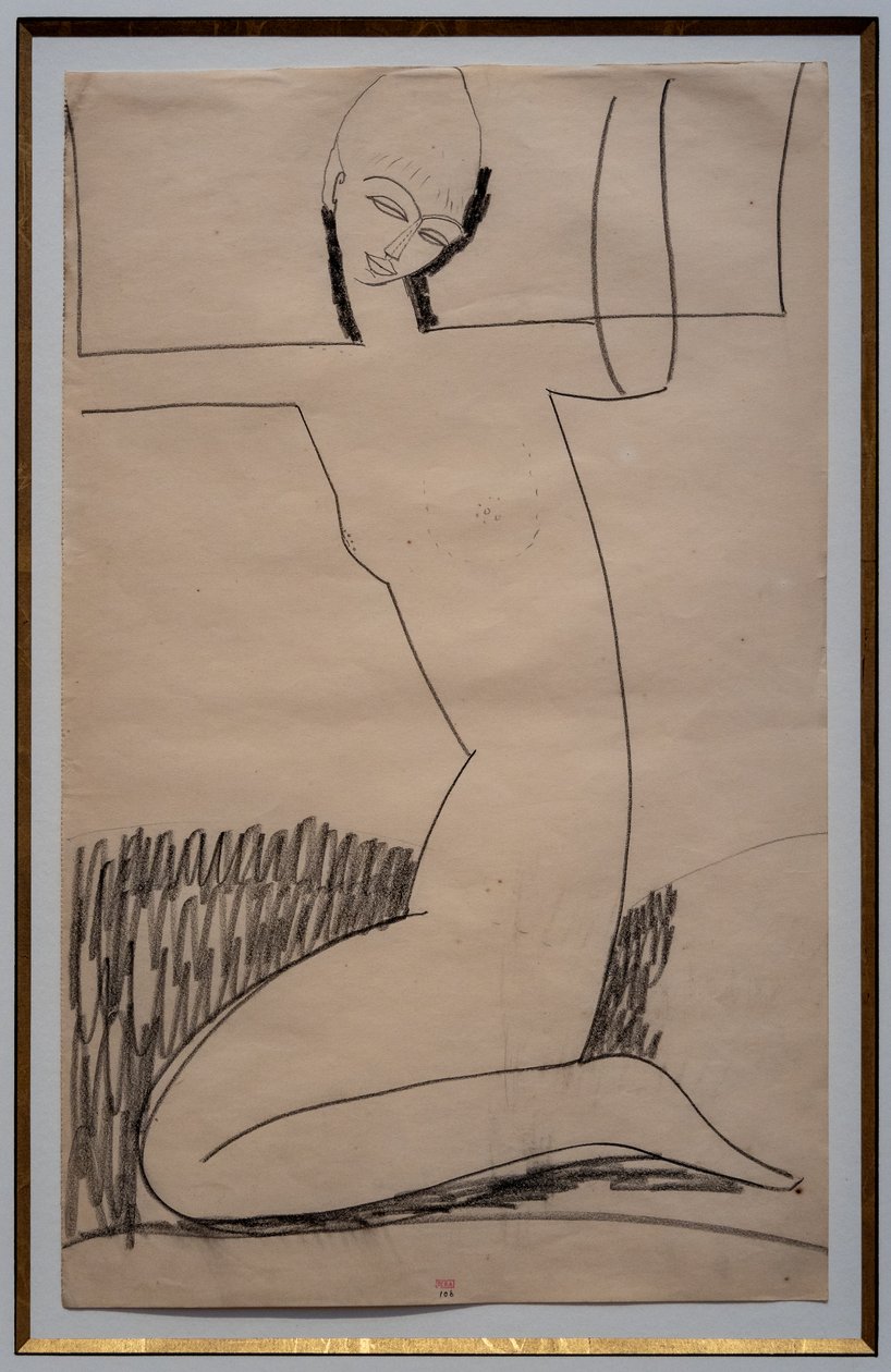 Cariátides ajoelhadas de Amedeo Modigliani