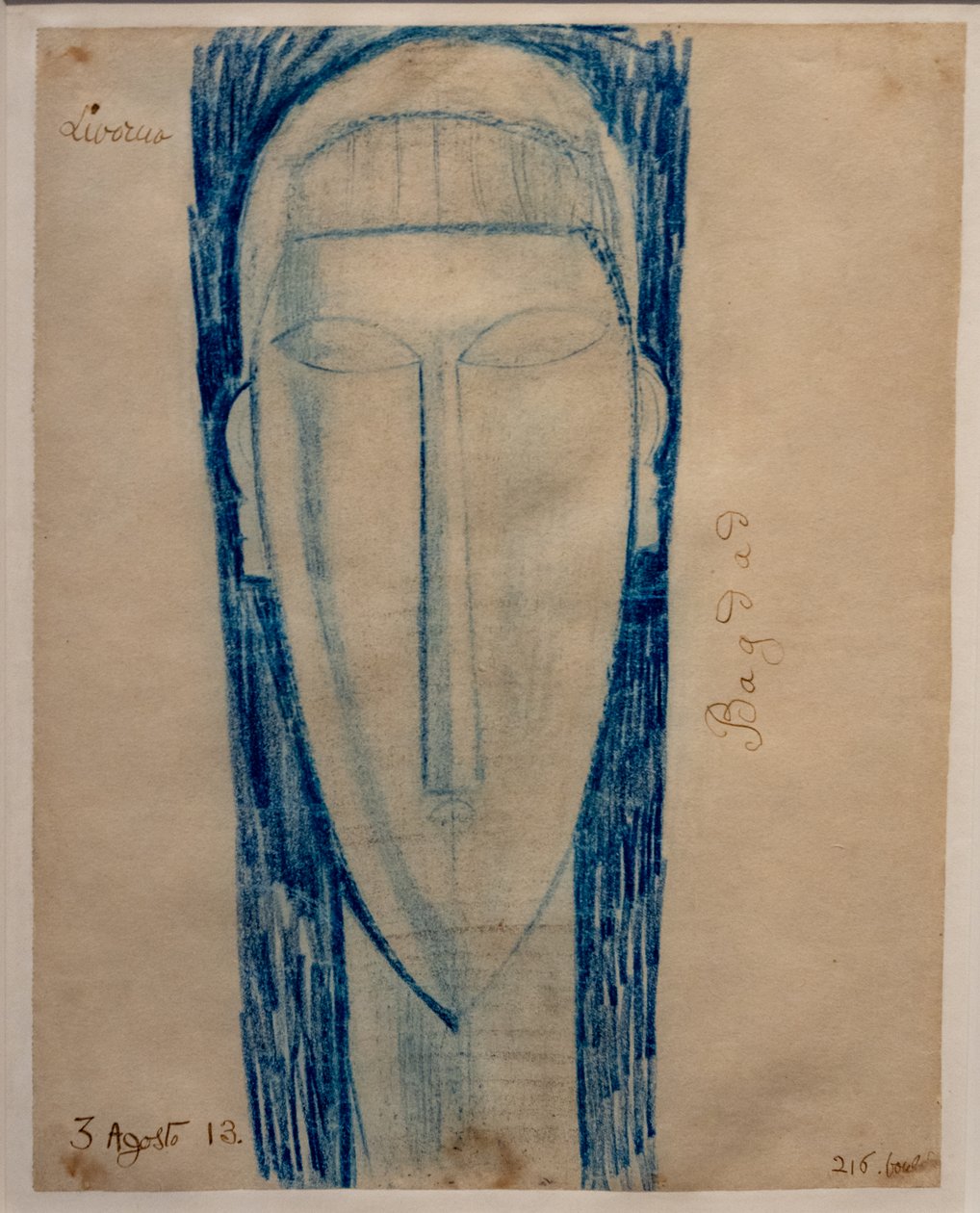 Cabeça de Amedeo Modigliani
