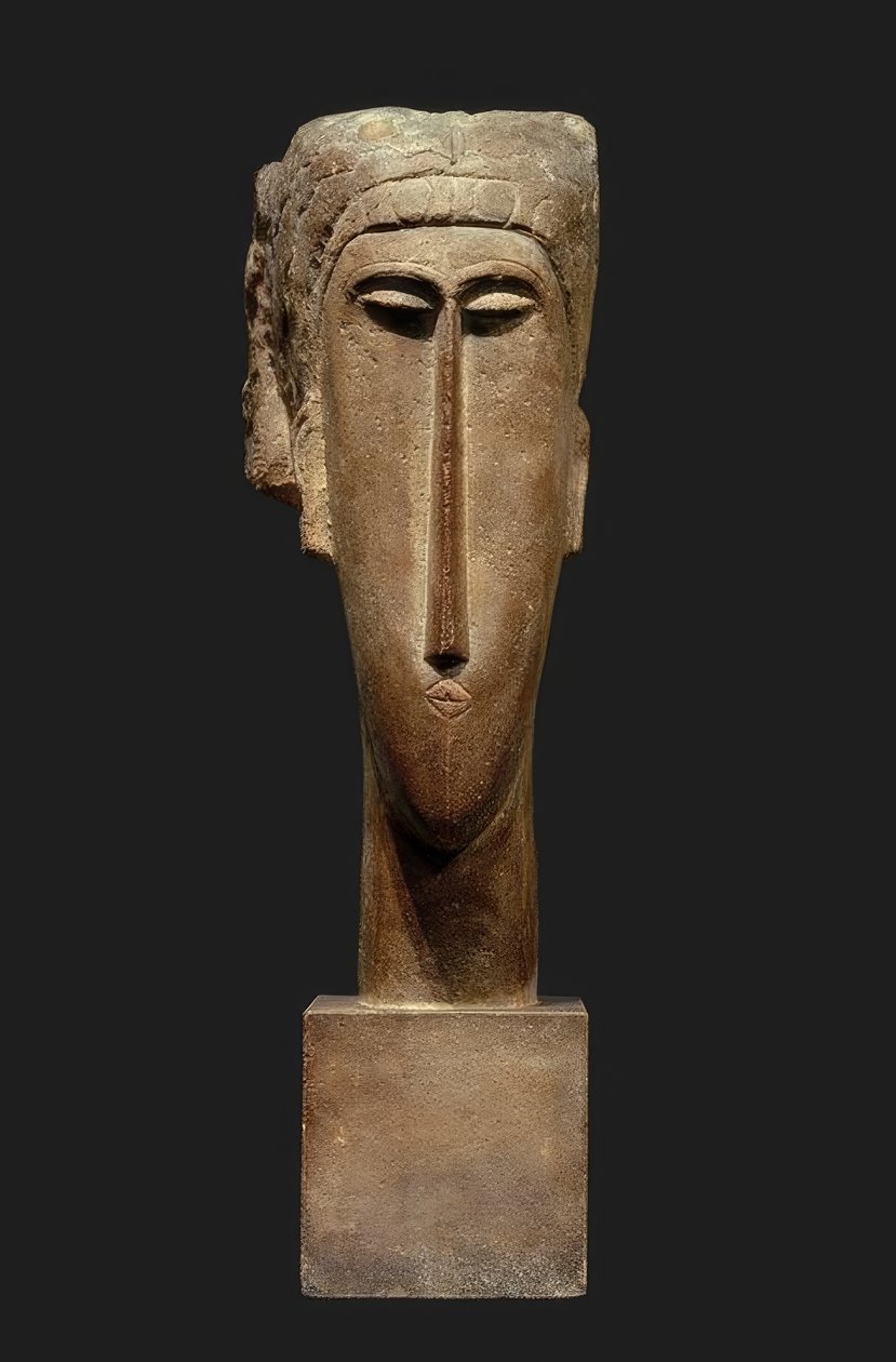 cabeça de Amedeo Modigliani