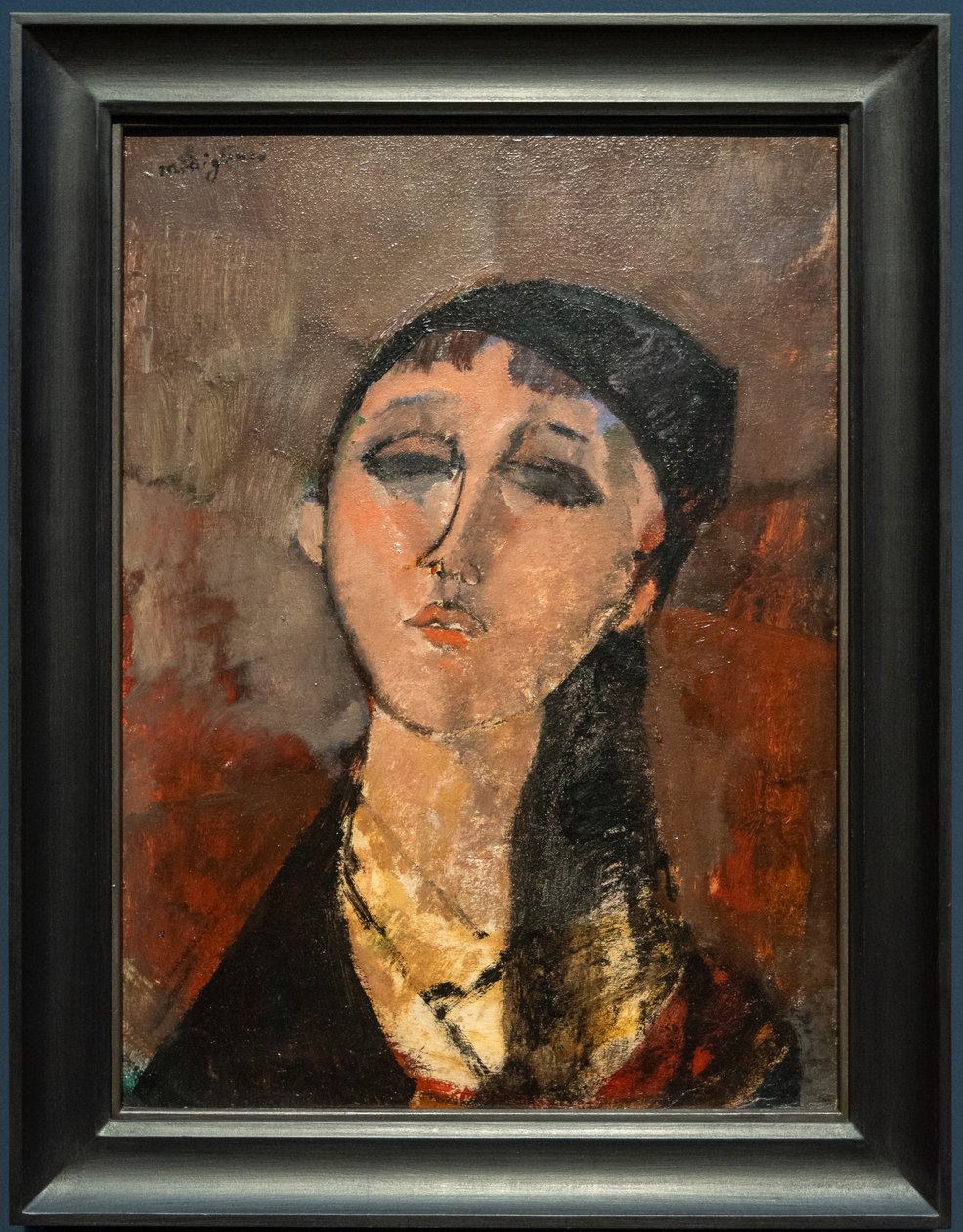 Cabeça de uma rapariga (Louise) de Amedeo Modigliani