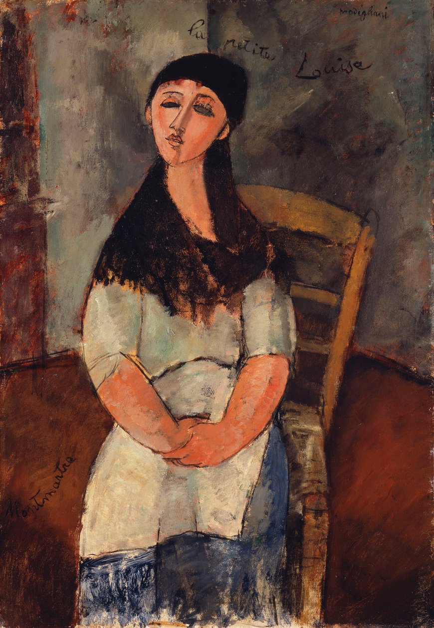 Louise pequena, 1915 de Amedeo Modigliani