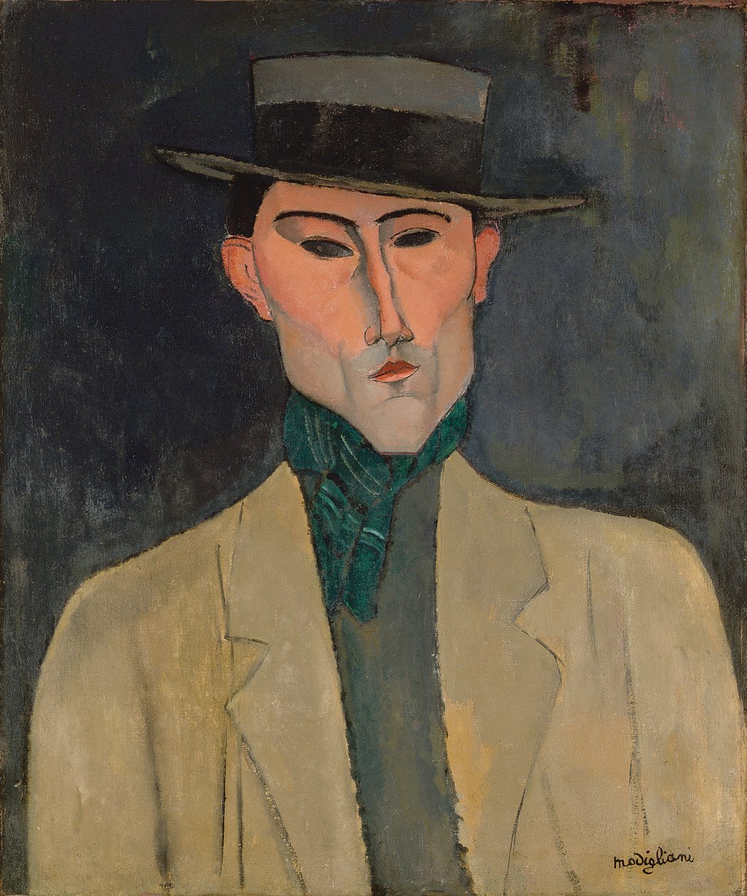Homem de chapéu de Amedeo Modigliani
