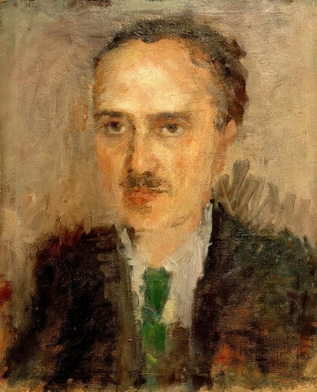Homem com bigode de Amedeo Modigliani