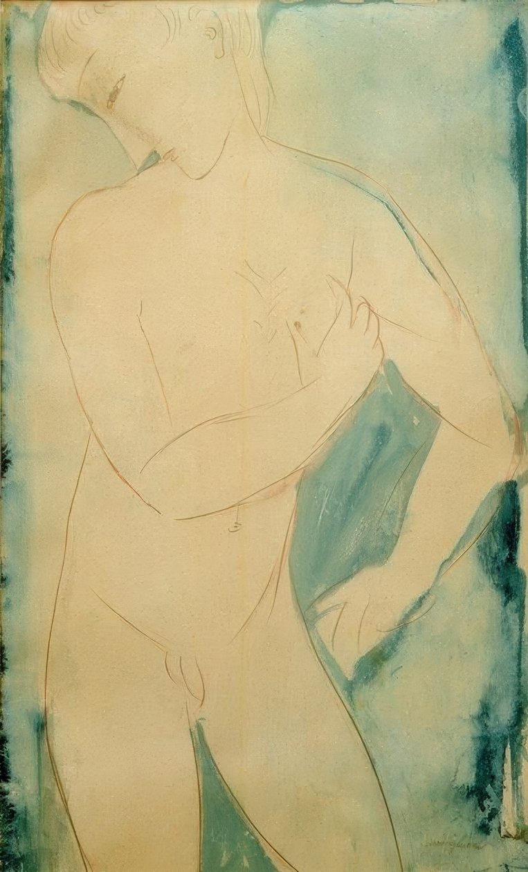 Menino pelado de Amedeo Modigliani