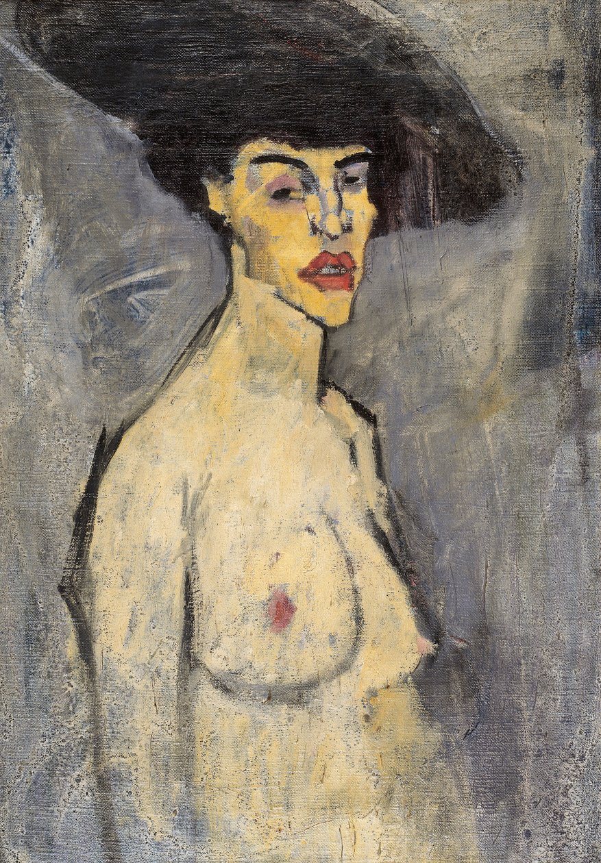 Nu com um chapéu de Amedeo Modigliani