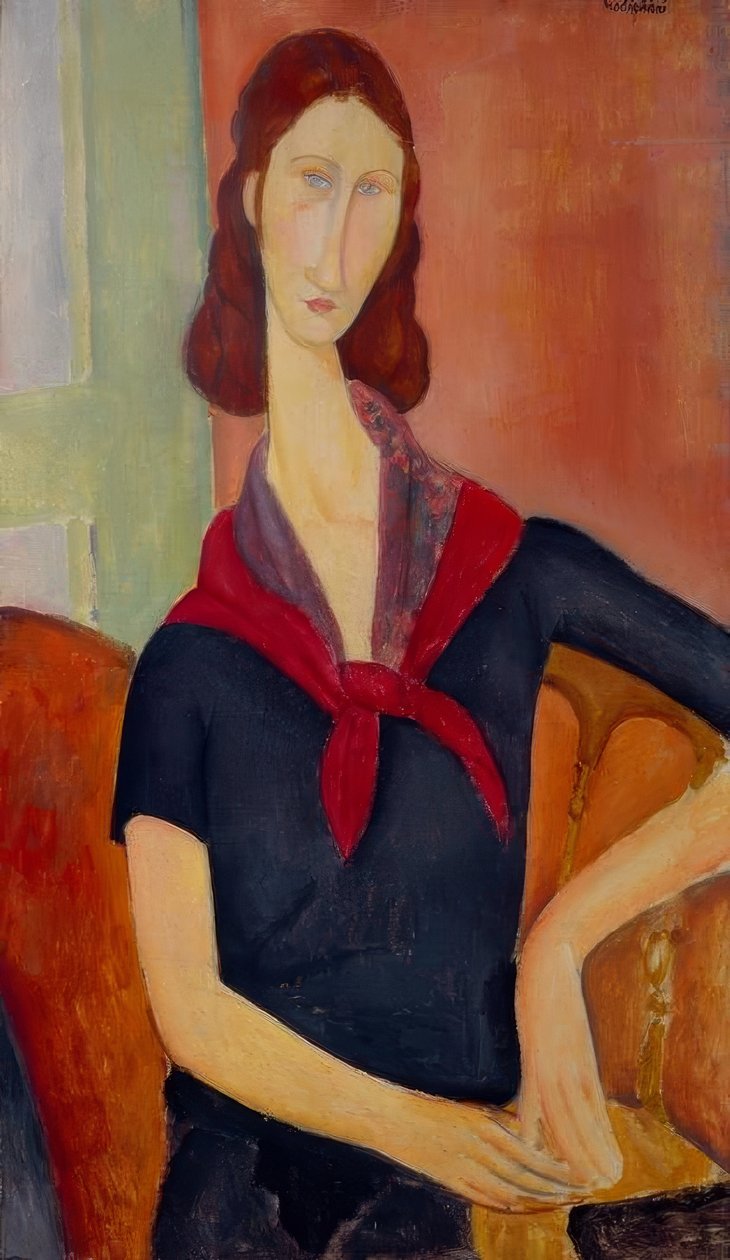 Retrato de Jeanne Hébuterne de Amedeo Modigliani