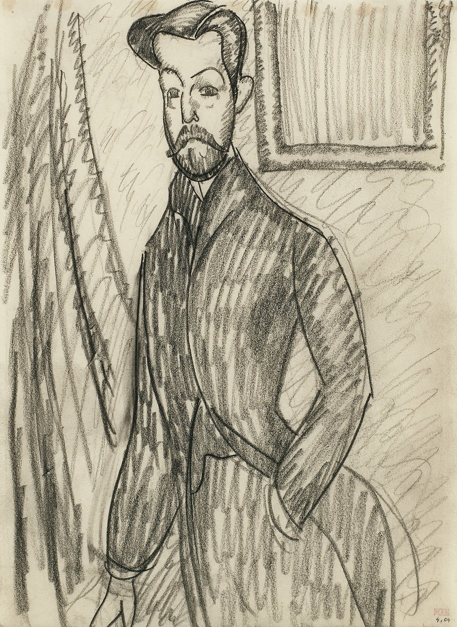 Retrato do Dr. Paul Alexandre (1881-1968) por Modigliani, Amedeo (1884-1920) de Amedeo Modigliani