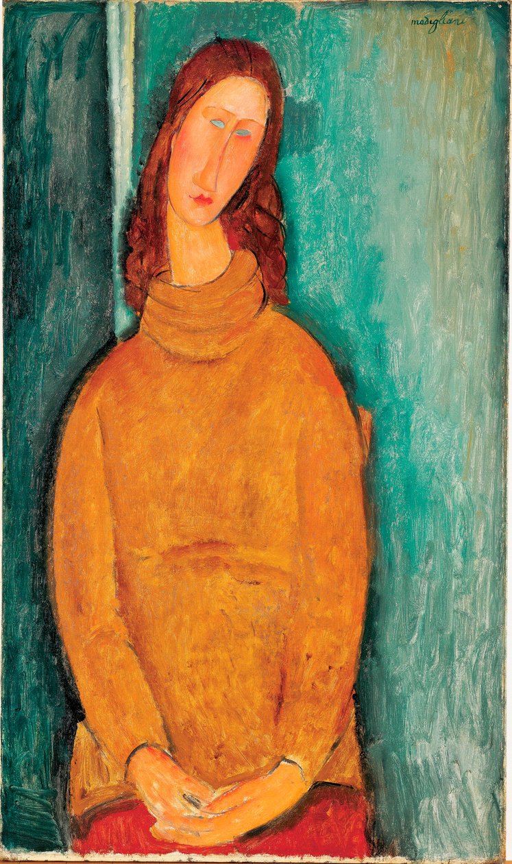 Retrato de Jeanne Hebuterne de Amedeo Modigliani