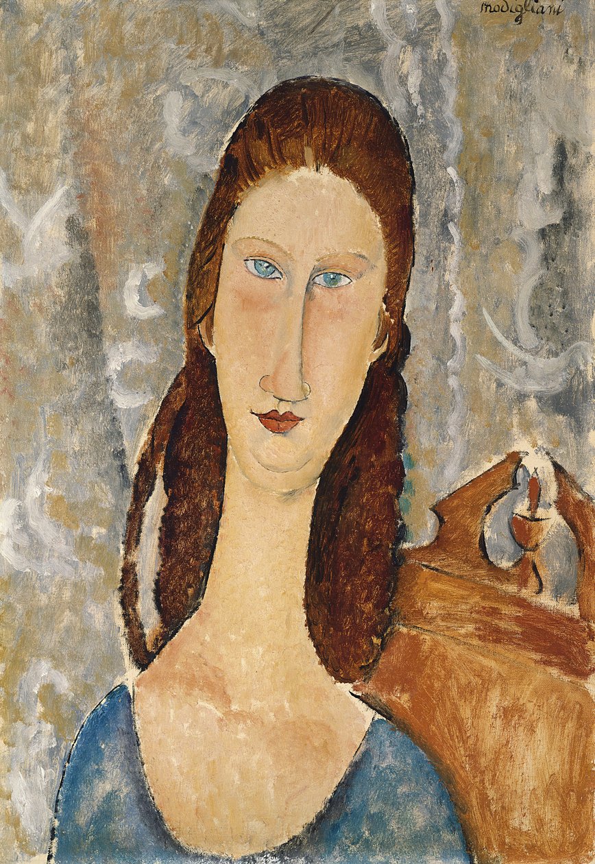 Retrato de Jeanne Hebuterne de Amedeo Modigliani