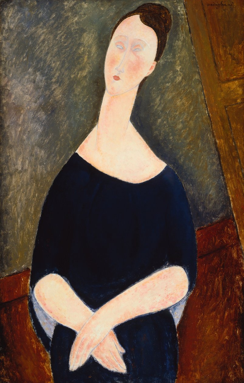 Retrato de Lumia, c.1918 (óleo sobre tela) de Amedeo Modigliani