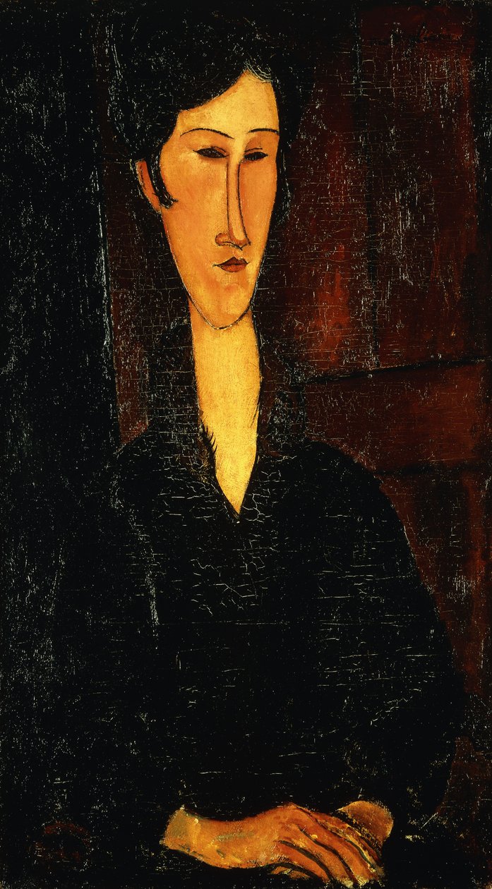 Retrato de Madame Zborowska; Ritratto di Mne Zborowska, 1917 de Amedeo Modigliani