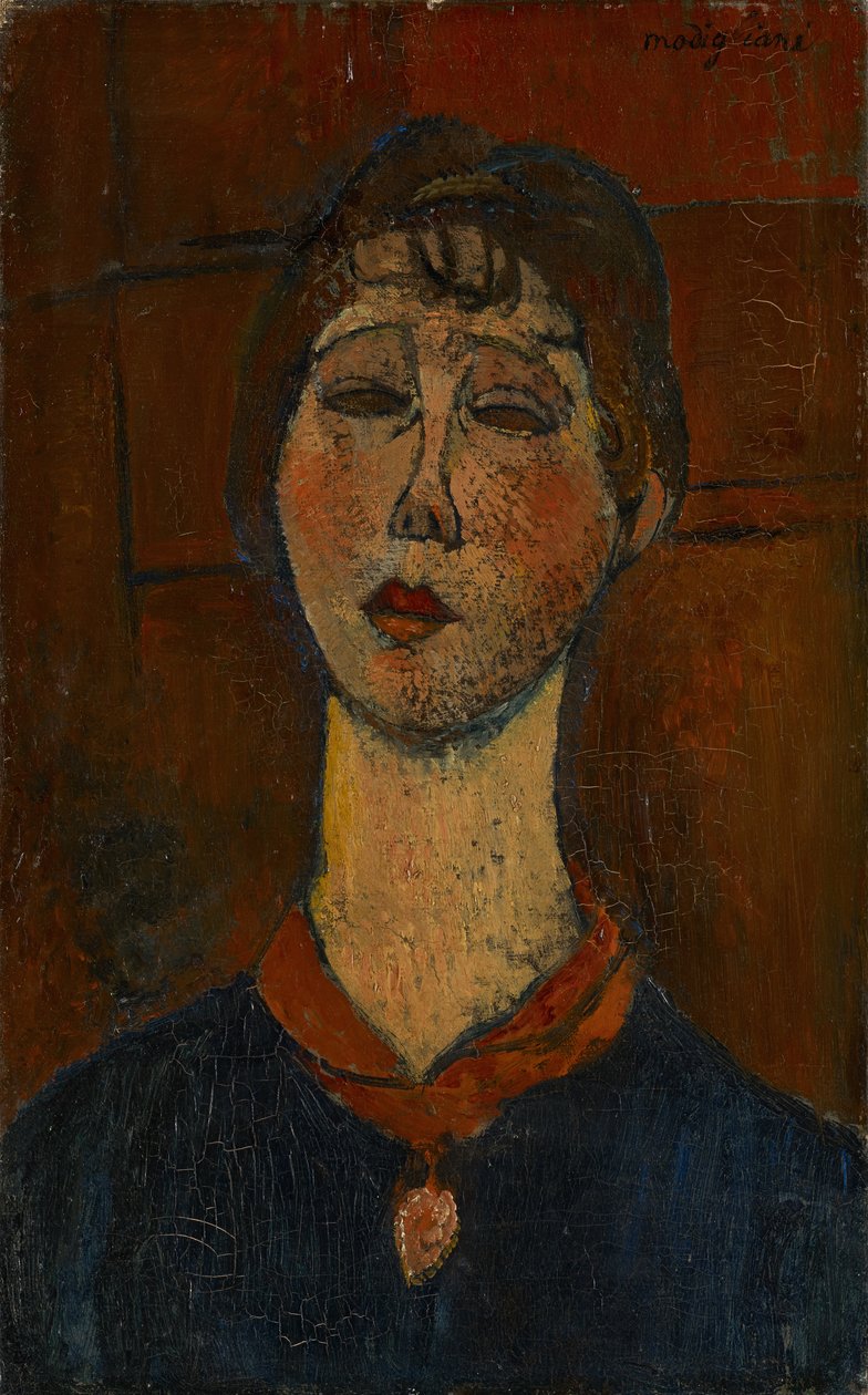 Portrait of Madame Dorival, c.1916  de Amedeo Modigliani