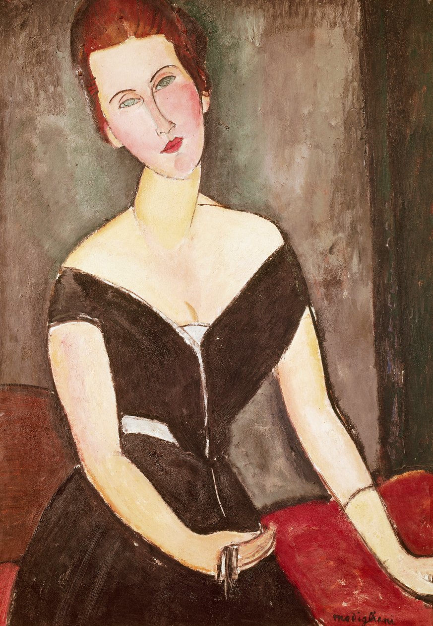 Retrato de Madame Georges Van Muyden, de Amedeo Modigliani (1884-1920), óleo sobre tela de Amedeo Modigliani