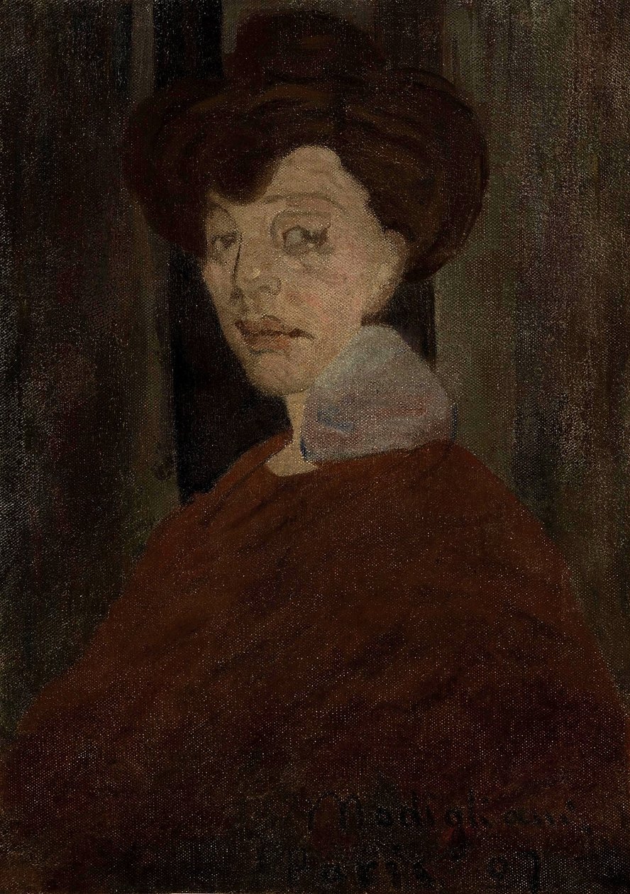 Retrato de uma mulher de Amedeo Modigliani