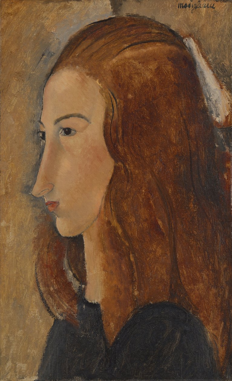 Retrato de uma jovem mulher de Amedeo Modigliani
