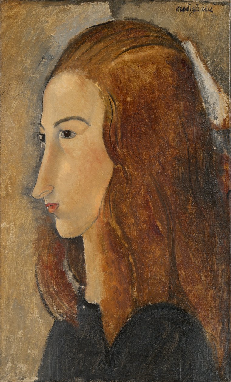 Retrato de uma jovem mulher, 1918 de Amedeo Modigliani