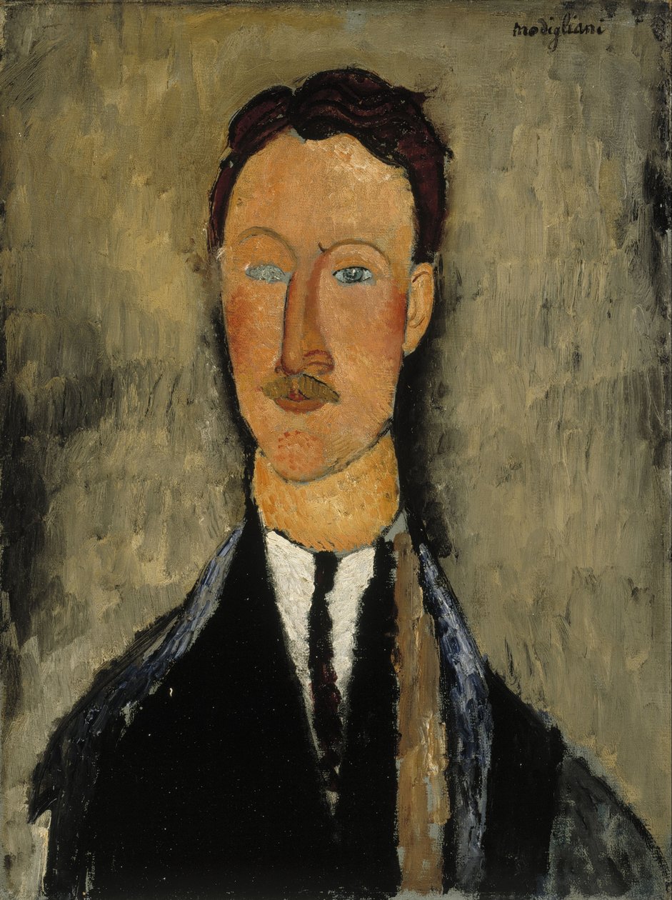 Retrato do Artista Léopold Survage de Amedeo Modigliani