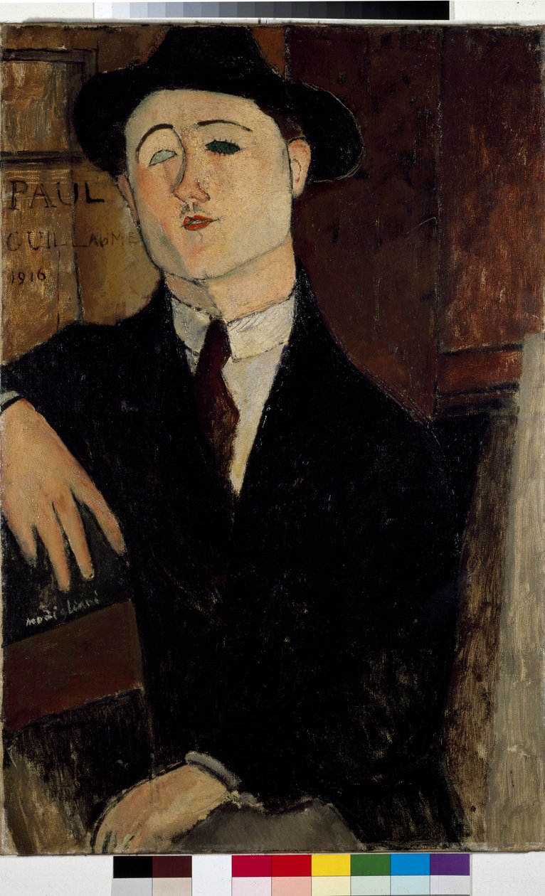 Retrato do psicólogo francês Paul Guillaume de Amedeo Modigliani