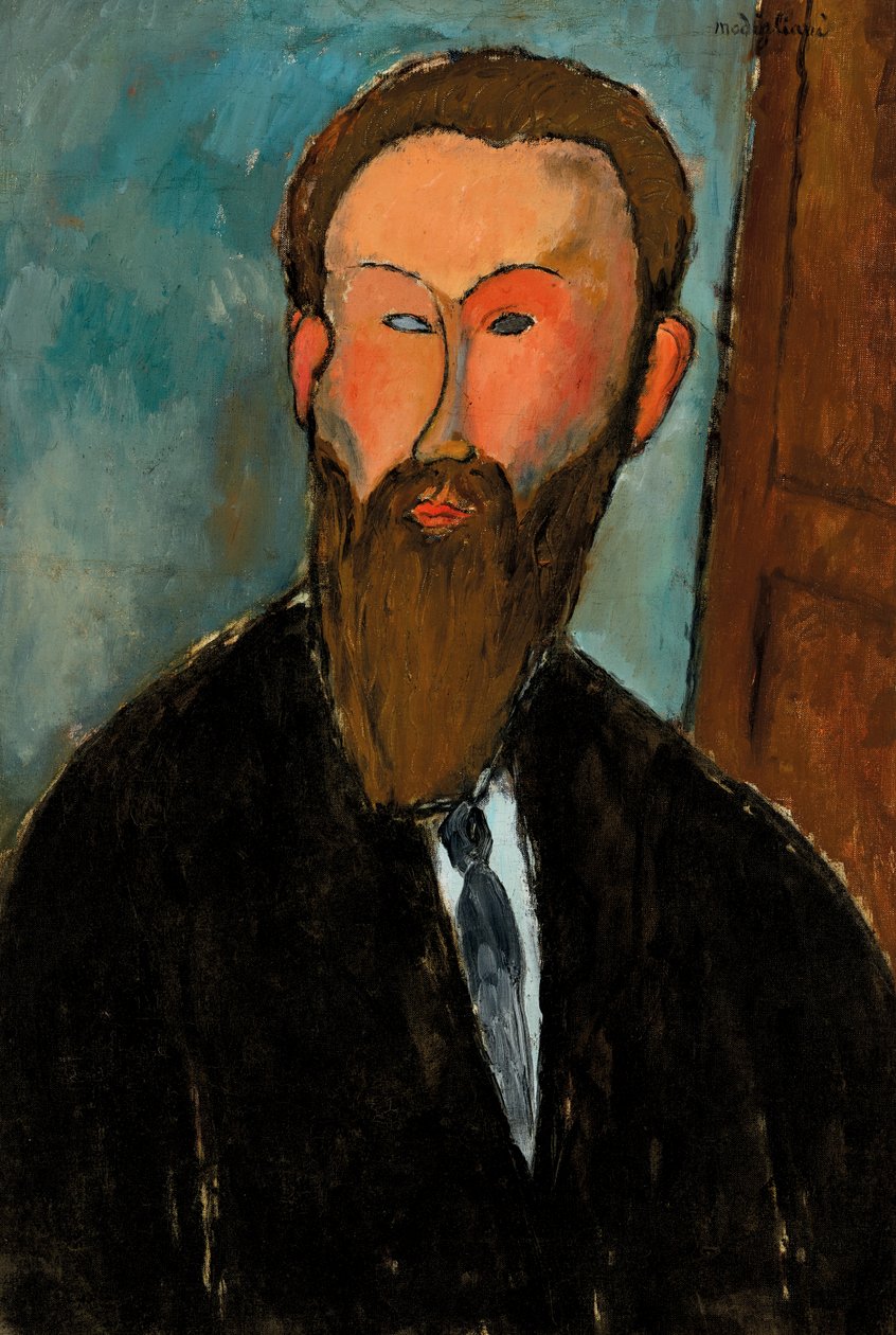 Retrato do fotógrafo Dilewski, 1916 de Amedeo Modigliani