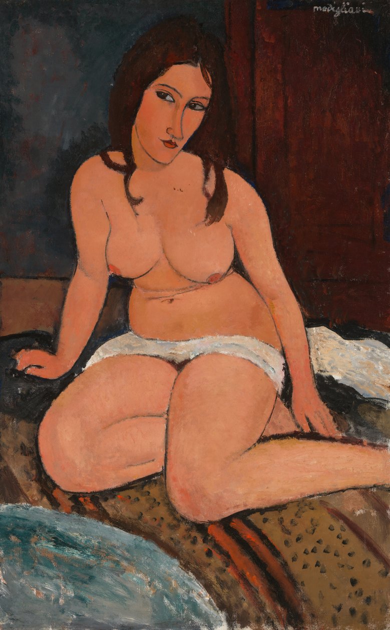Nu sentado de Amedeo Modigliani