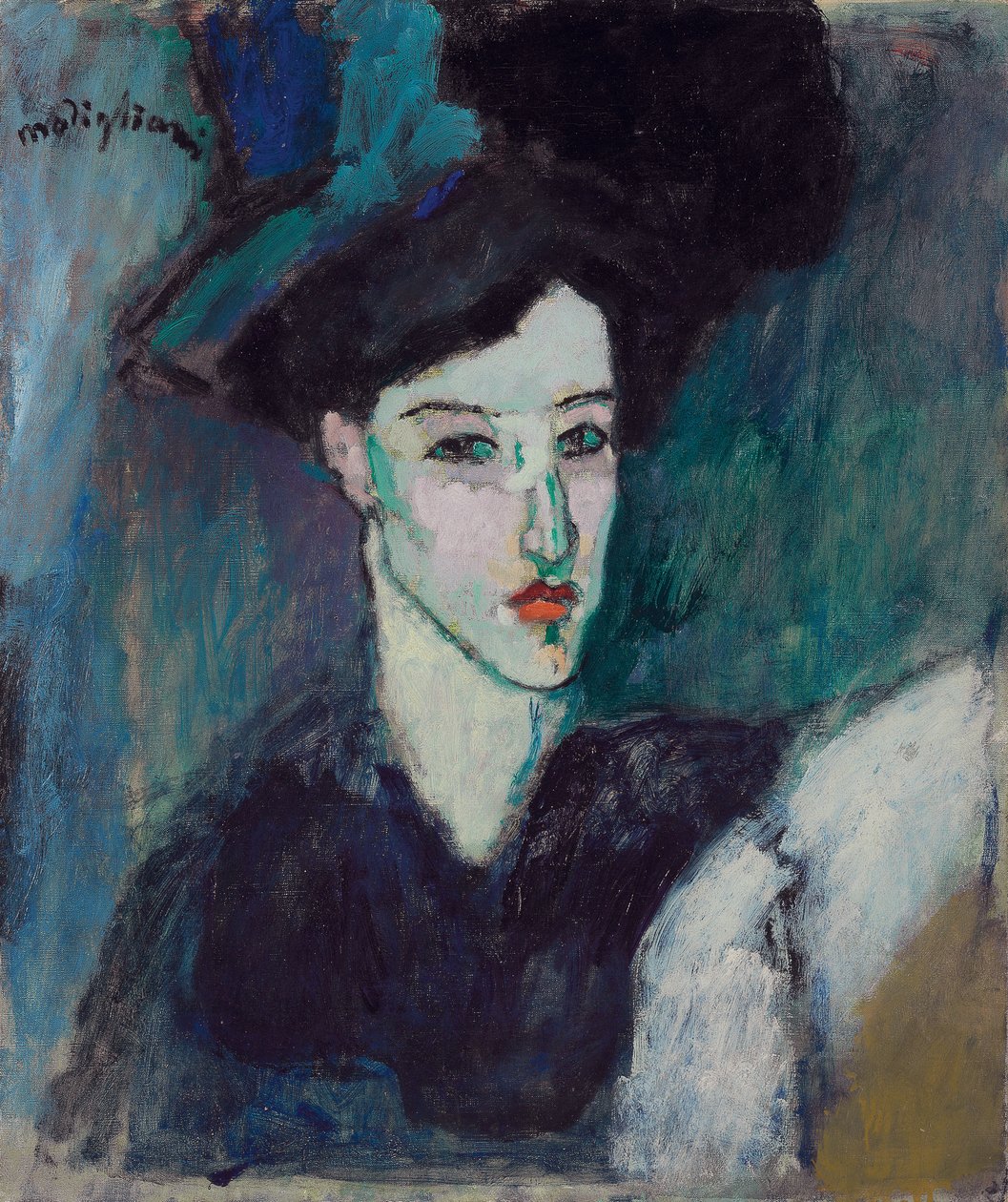 A judia; La Juive, c.1907-1908 de Amedeo Modigliani