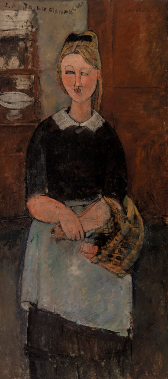 A dona de casa bonita (La Jolie ménagère) de Amedeo Modigliani