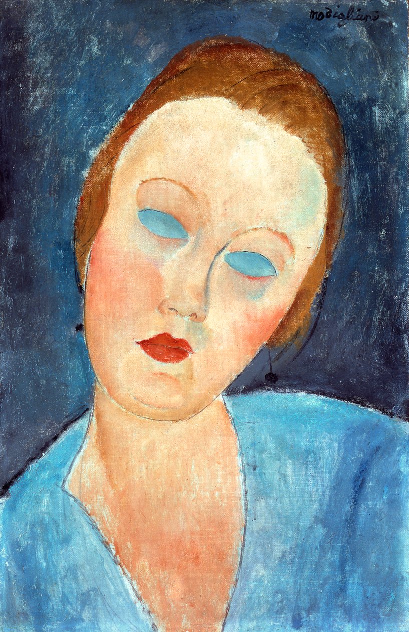 Esposa do sobrevivente do pintor, 1918 de Amedeo Modigliani