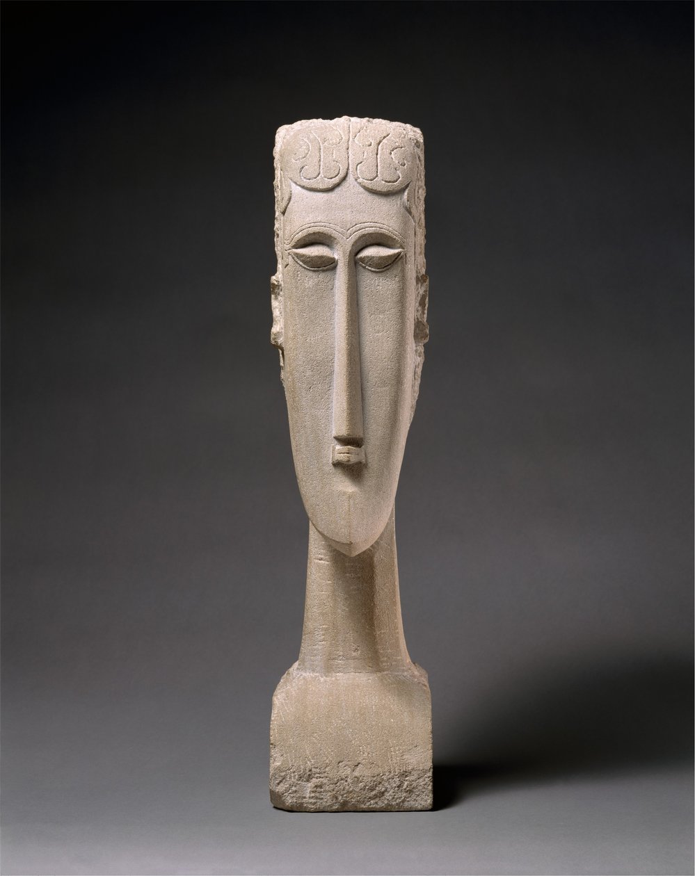 Cabeça da mulher, 1912 (calcário) de Amedeo Modigliani