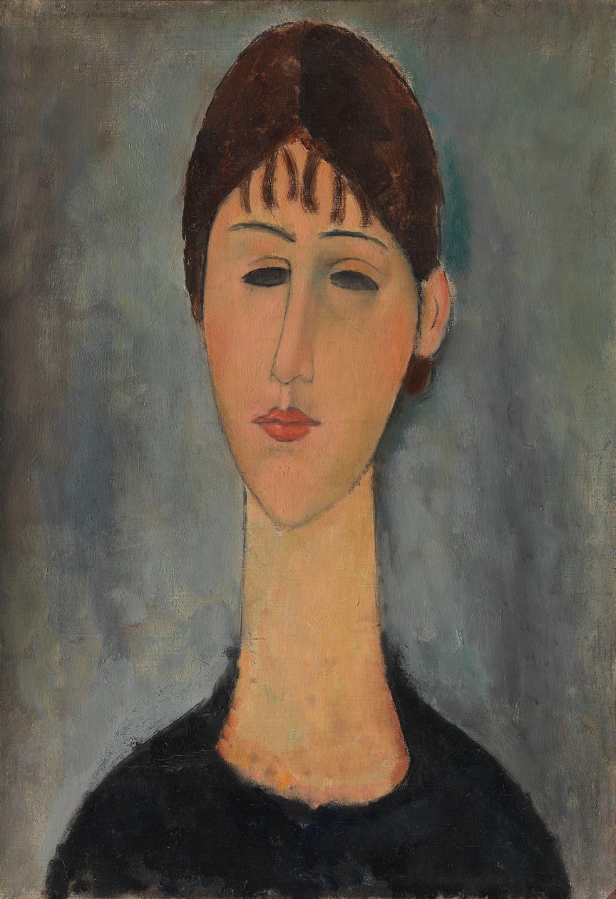 Jovem Mulher (Anna Zborowska) de Amedeo Modigliani